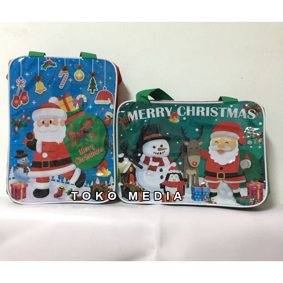 

Murah Tas Tenteng Goodie Bag Restleting Souvenir Edisi Natal Christmast