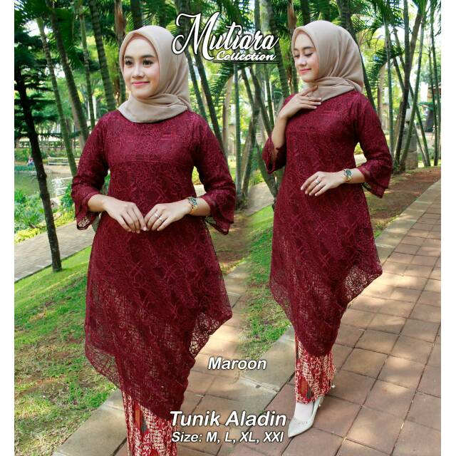 Paling Baru Kebaya Brokat Tunik Modern