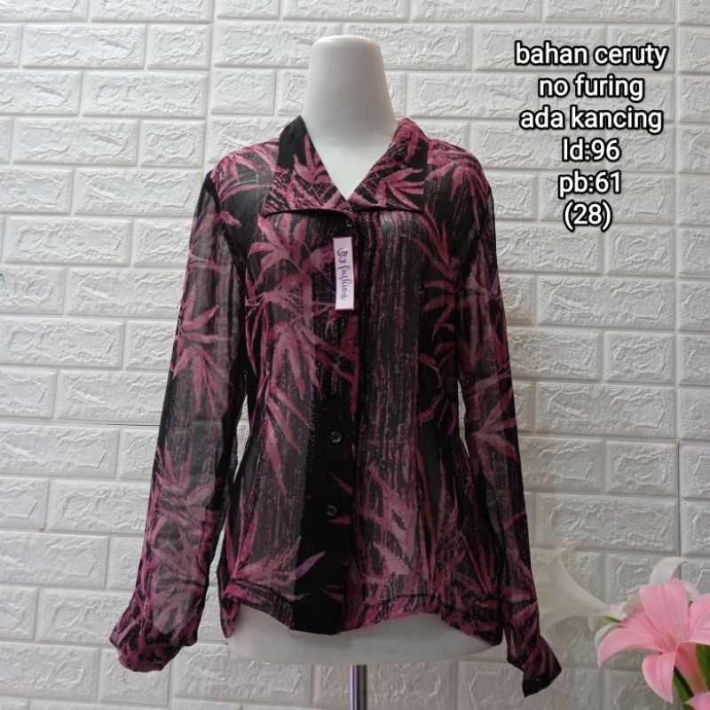 PRELOVED THRIFT KEMEJA WANITA // KEMEJA WANITA // PRELOVED KEMEJA // THRIIFT KEMEJA // THRIFT KEMEJA BEKAS-45