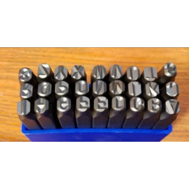 

Best Seller MASUS Germany Huruf Ketok 9 mm Stamp Punch Letter A - Z