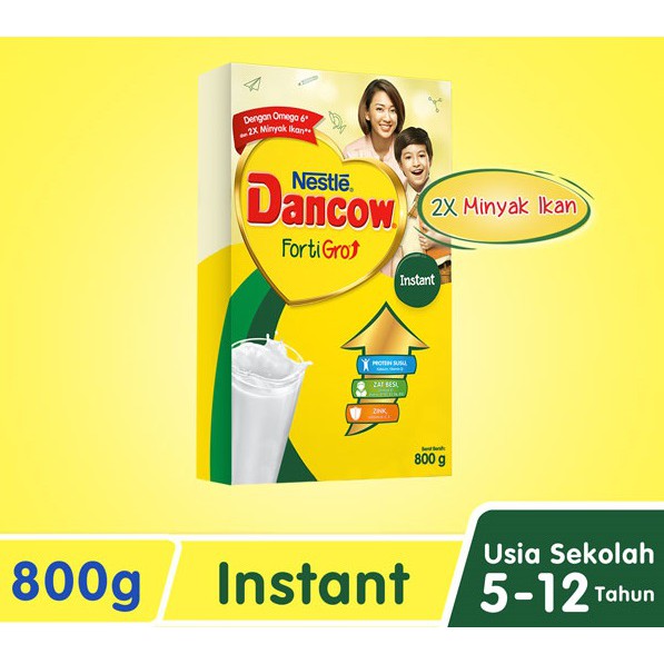 

NESTLE Dancow Fortigro Instant Susu Anak Usia Sekolah 5 - 12 Tahun 800 gr