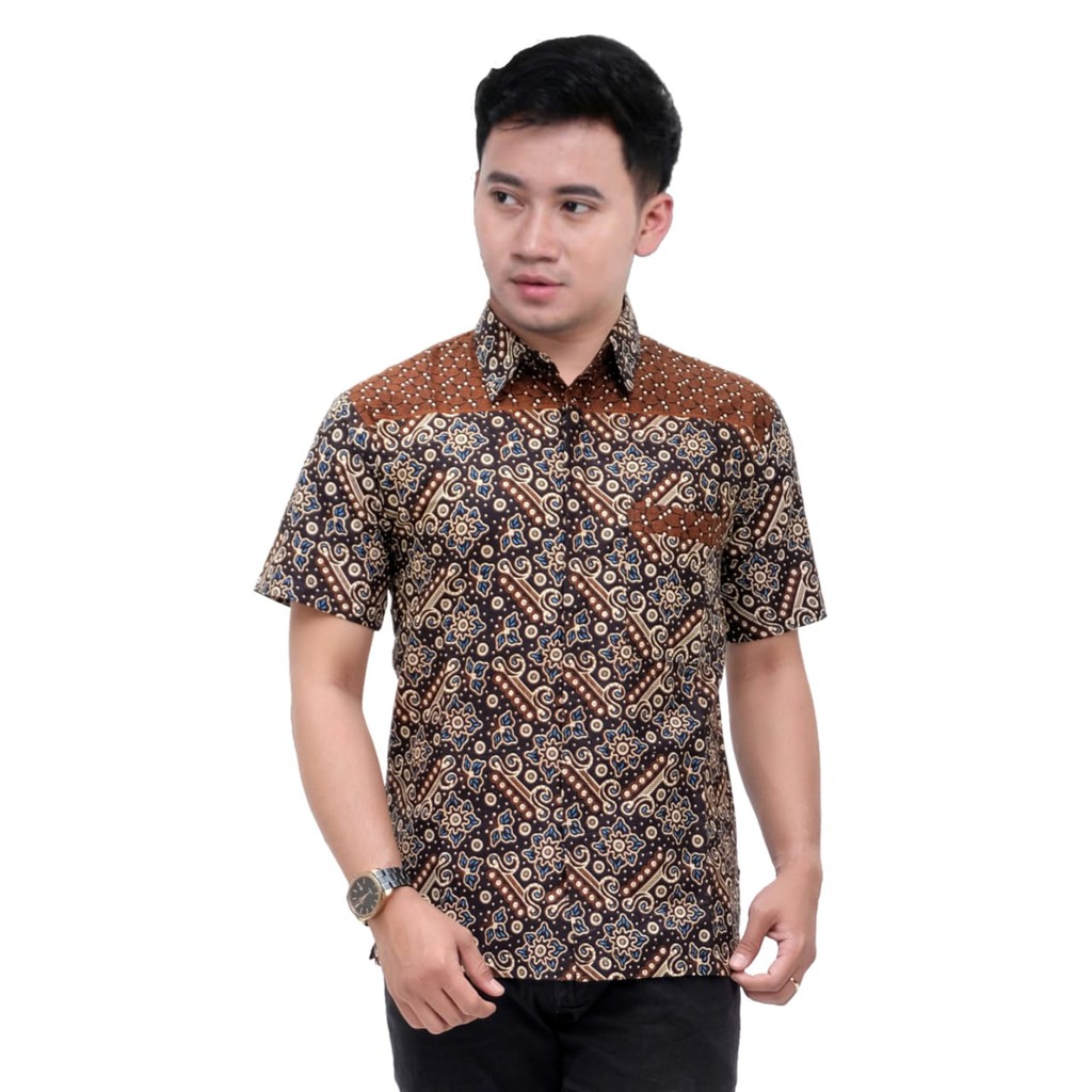 Sale Bswart Batik Hrb026 Kenongo Hem Pendek Padi Pekalongan M L Xl Batik Pria Murah Modern Grosir aoY1pkSWdwWwy