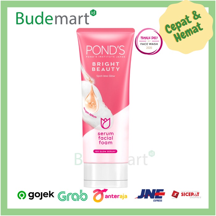 Jual Ponds Bright Beauty Facial Foam Serum 100 Gr | Shopee Indonesia