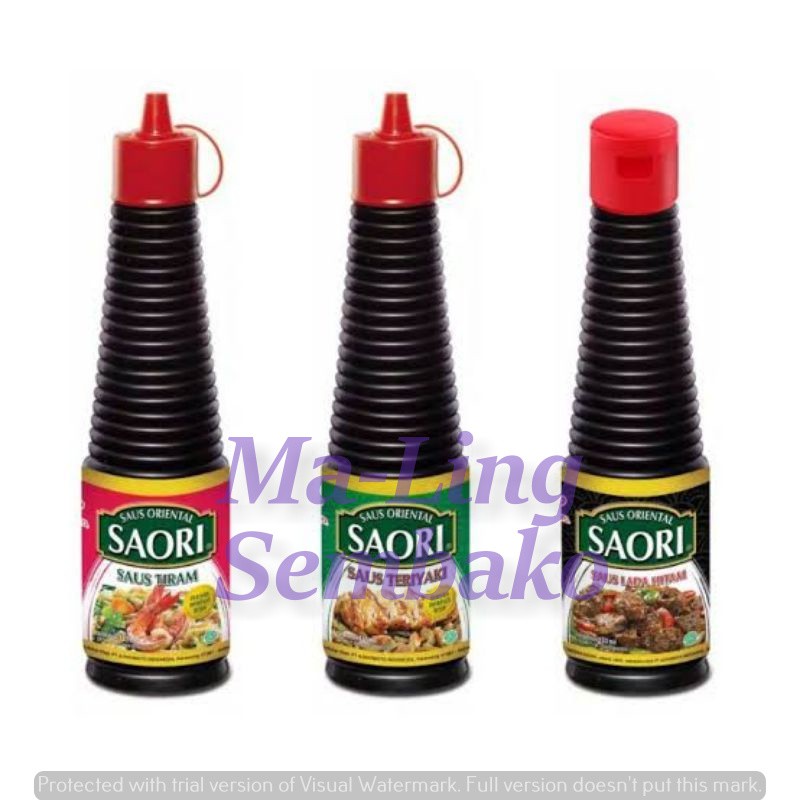 

SAORI SAOS TIRAM / SAOS LADA HITAM / SAOS TERIYAKI 133ML, Bumbu Dapur, Bumbu Masak, Penyedap Rasa