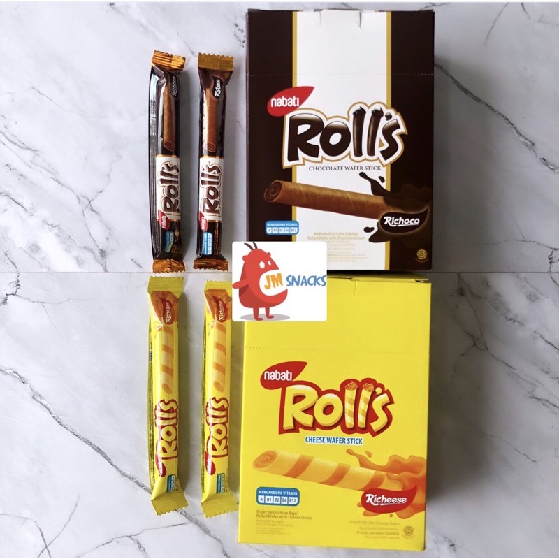 

[PROMO!!] Nabati Rolls 1 pak 20x8gr - Nabati roll roll's roll enak nikmat termurah diskon