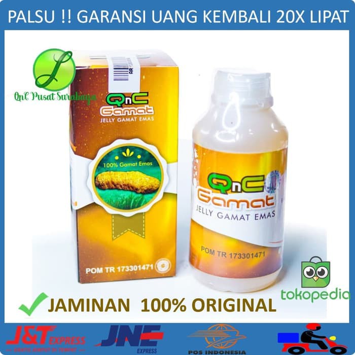 q n c jelly gamat asli - gelly gamat qnc - jely gamet - gnc - emas murah