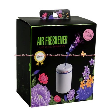 Flamingo Air Freshener Auto Spray Mini Jasmine Alat Dan Isi Pengharum Pewangi Mobil Model Tabung Otomatis Spray Flaminggo