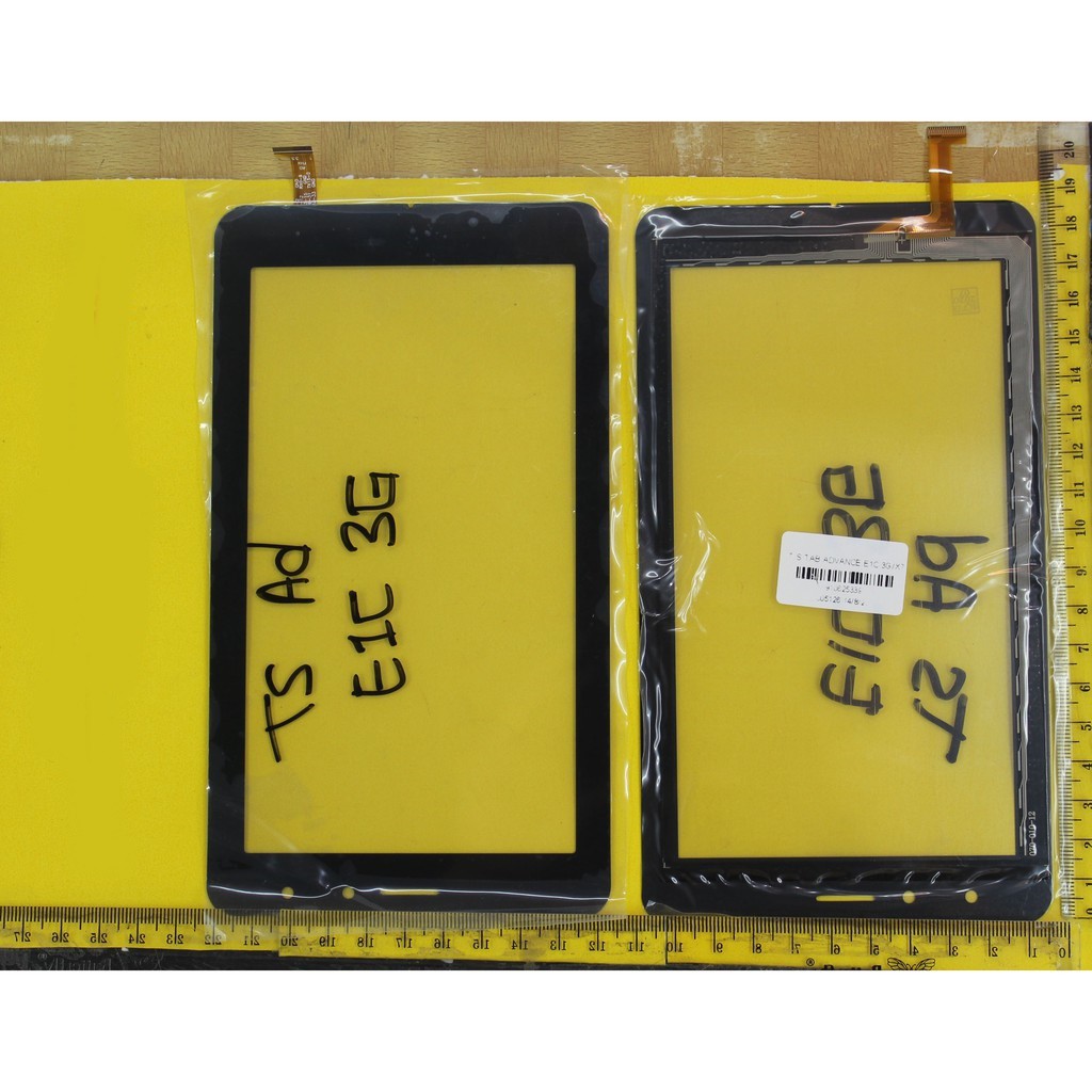 LAYAR SENTUH TOUCHSCREEN TS ADVAN TAB E1C 3G HITAM  = PRO/ADVAN X7+ PLUS/M9709