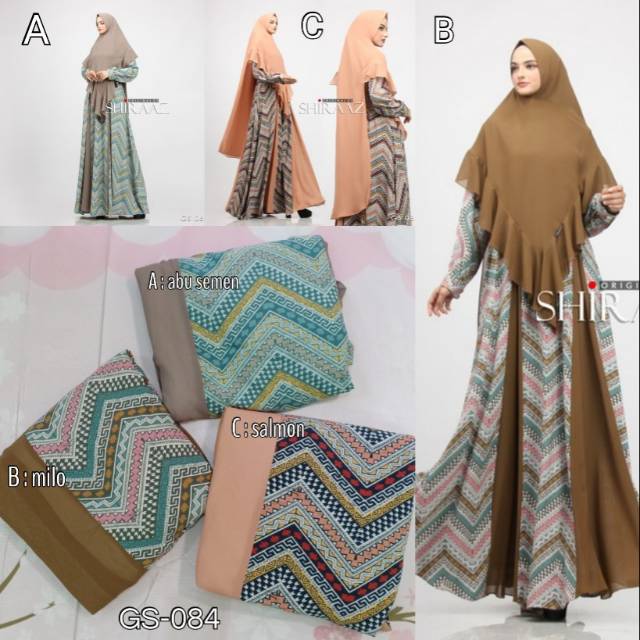 Gamis syari ori GS-084 by shiraaz