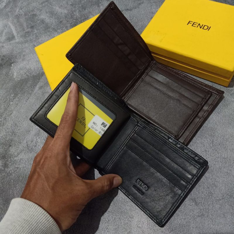 Dompet Kulit Asli FENDI Premium Quality