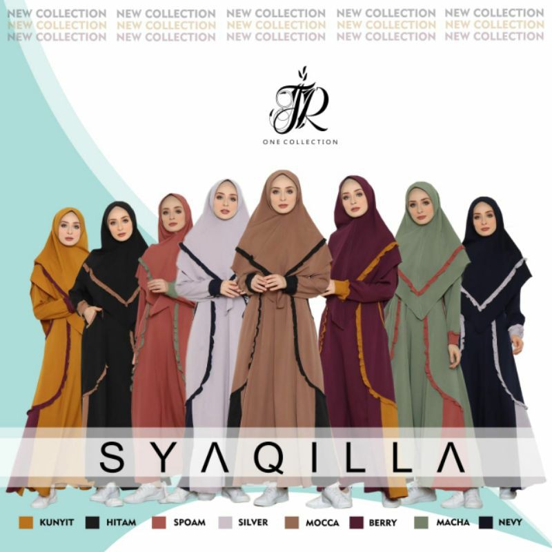 Gamis set khimar by JR one collection original produk