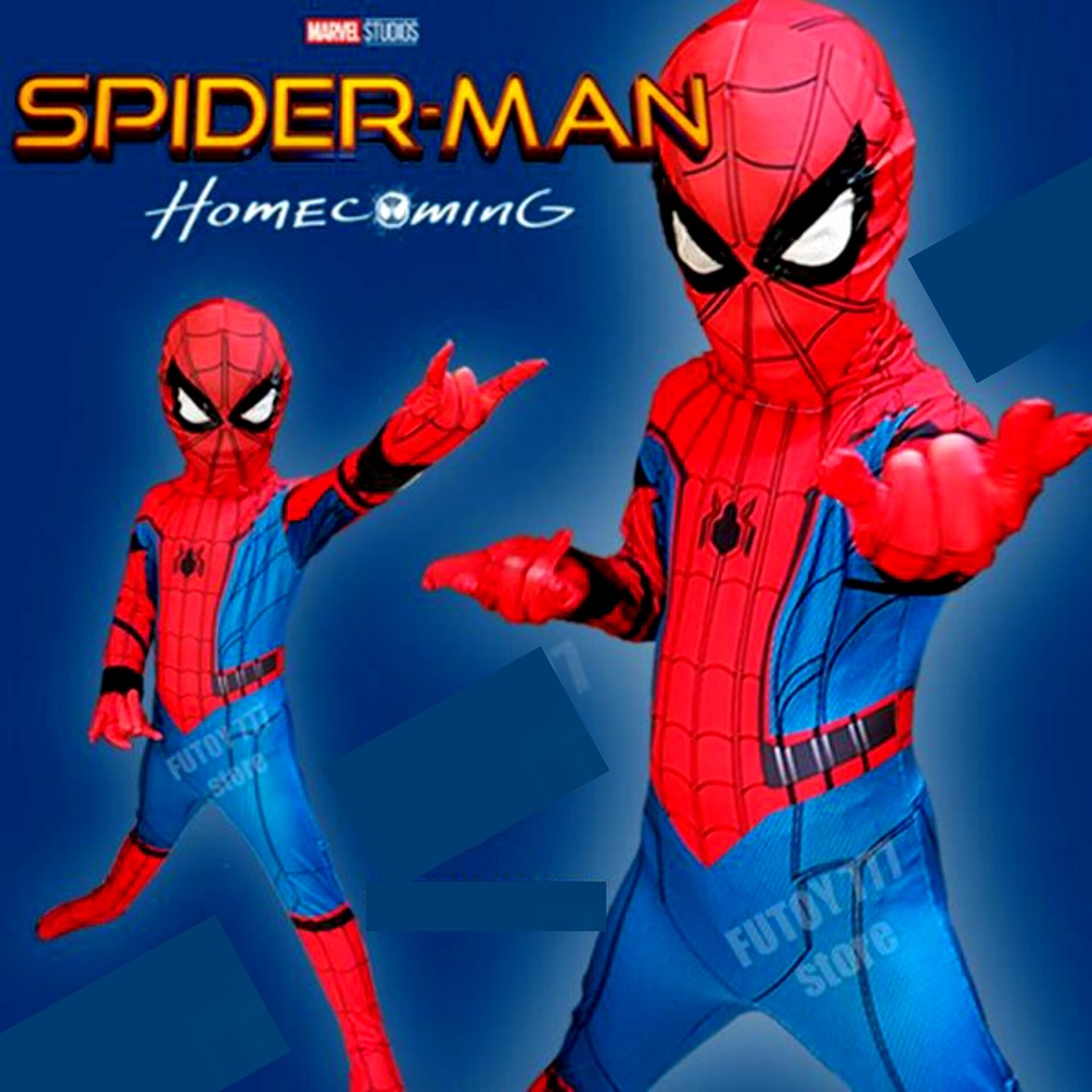 Baju Anak spiderman Topeng