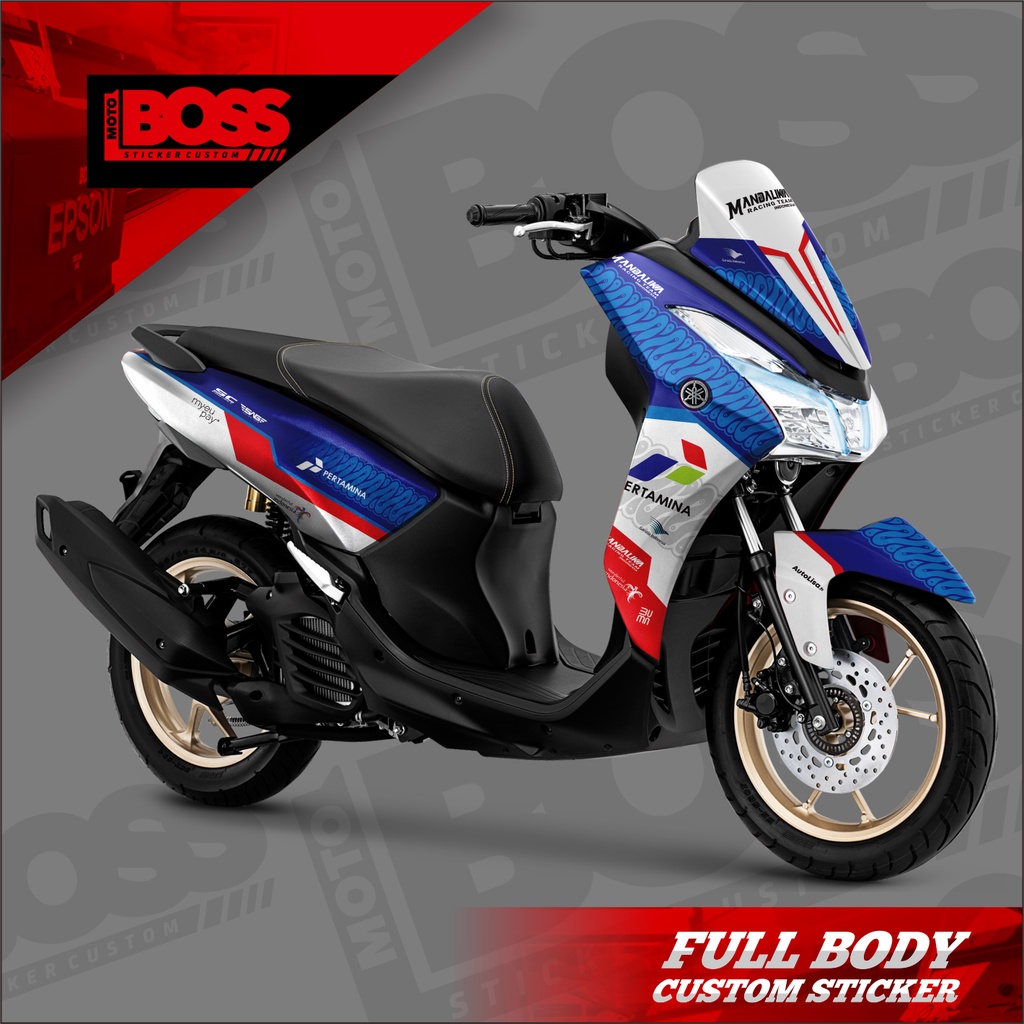 Decal Sticker Yamaha Lexi Full Body Stiker Decal Lexi Striping Dekal Full Body Lexi Full Body Motif 
