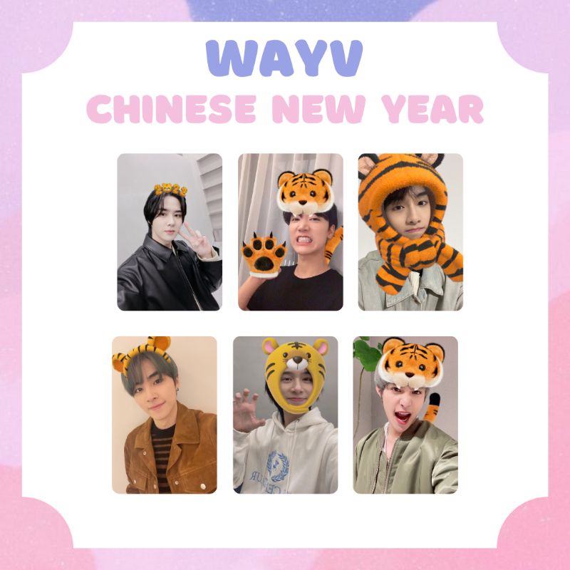 [WAYV] PHOTOCARD WAYV SEASONS GREETING 2022,  CHINESE NEW YEAR ‼️ BACA DESKRIPSI‼️