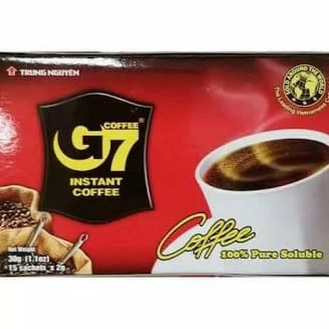 g7 instant black coffee trung nguyen