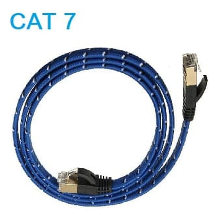 Qintech PC1M Patch Cord RJ45 Kabel Lan 1 Meter Cat7 Cat 7 Cat.7