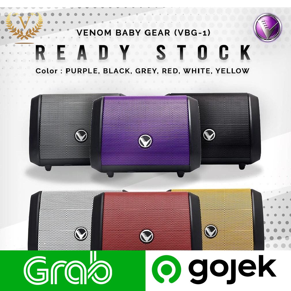 SPEAKER VENOM BABY GEAR VBG-1, SPEAKER BLUETOOTH VENOM PORTABLE