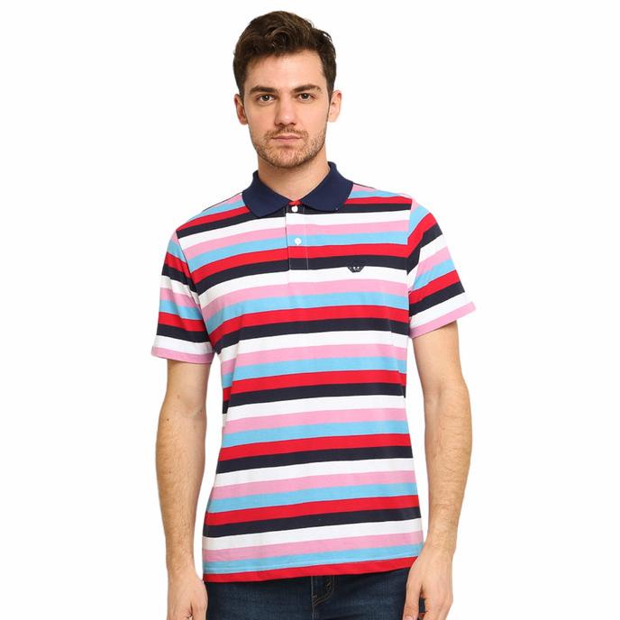 Poshboy Stripes Polo Shirt Multicolor