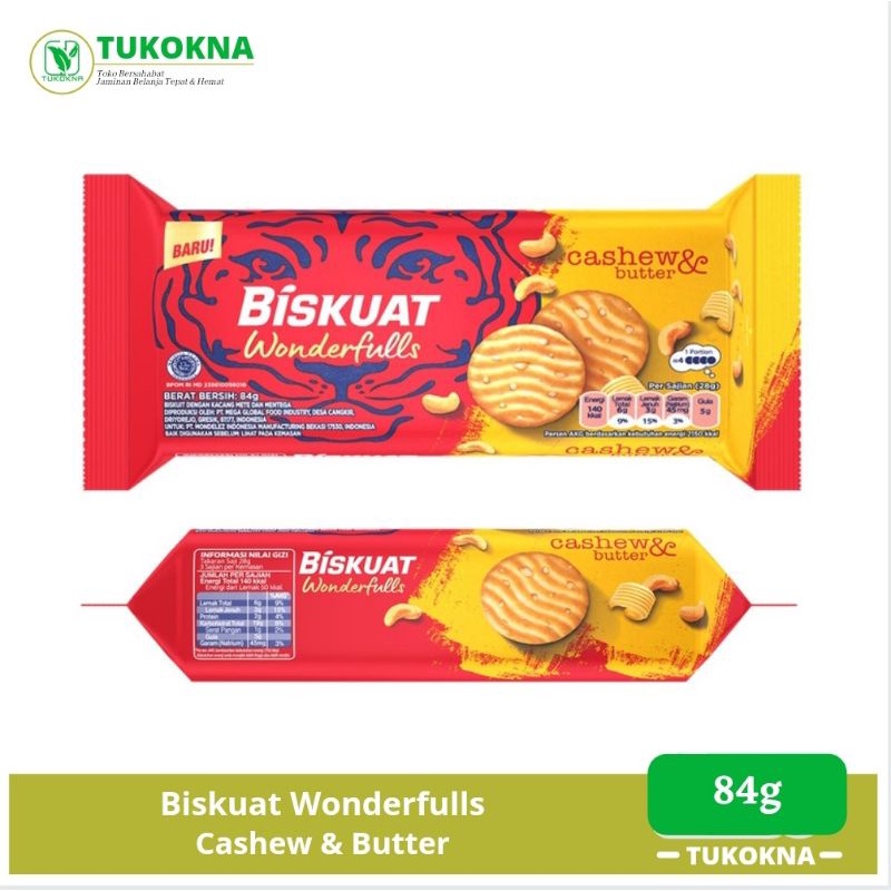 Biskuat Wonderfulls Cashew & Butter 84gr