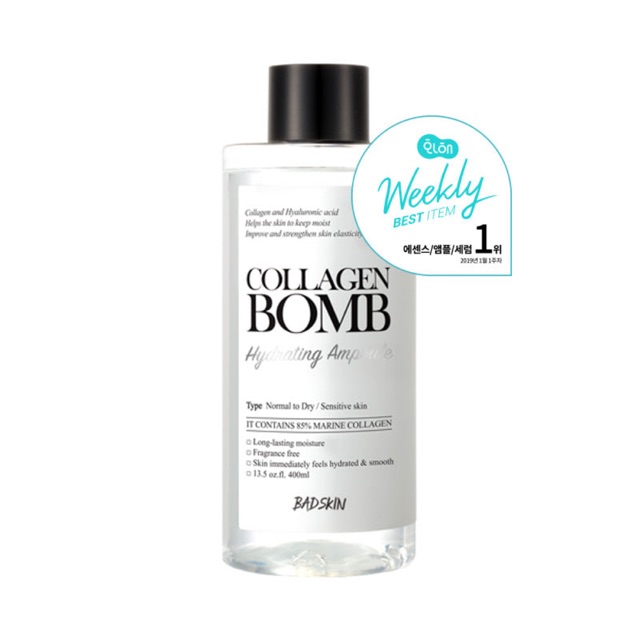 BADSKIN BAD SKIN Collagen Bomb Hydrating Ampoule 400 ml