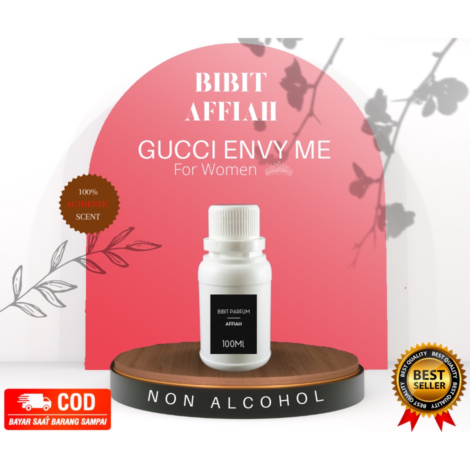 BIBIT PARFUM WANITA TAHAN LAMA 24 JAM GUCCI ENVY ME 100ml ORIGINAL REPACK
