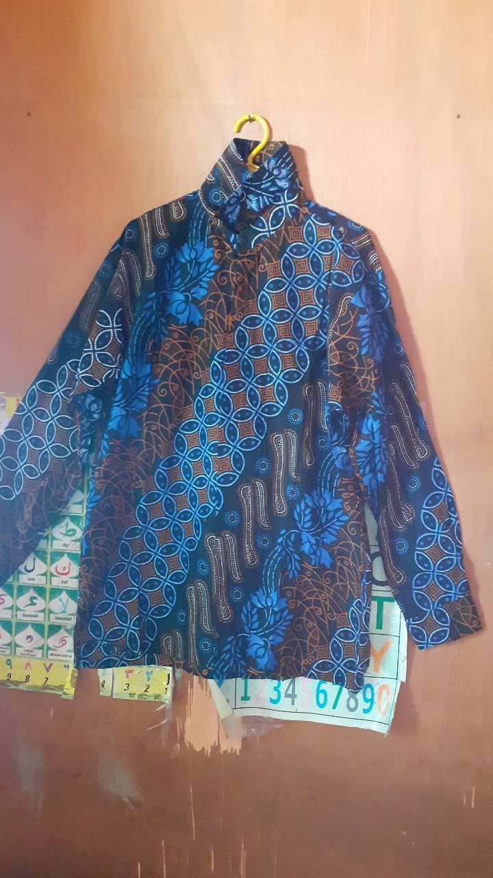 New Arrival Distro Batik Pria Bordir Sogan Hrb026 Batikaf Notoarto Batik Ipnu-ippnu Batikalf