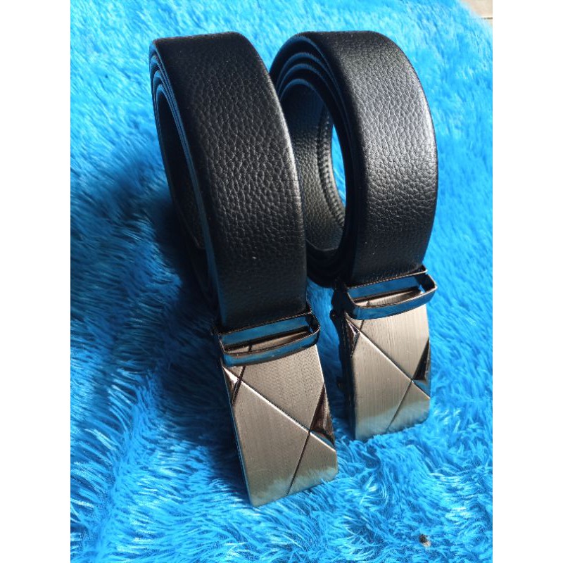 ikat pinggang rell import ikat pinggang kulit pu kepala rel