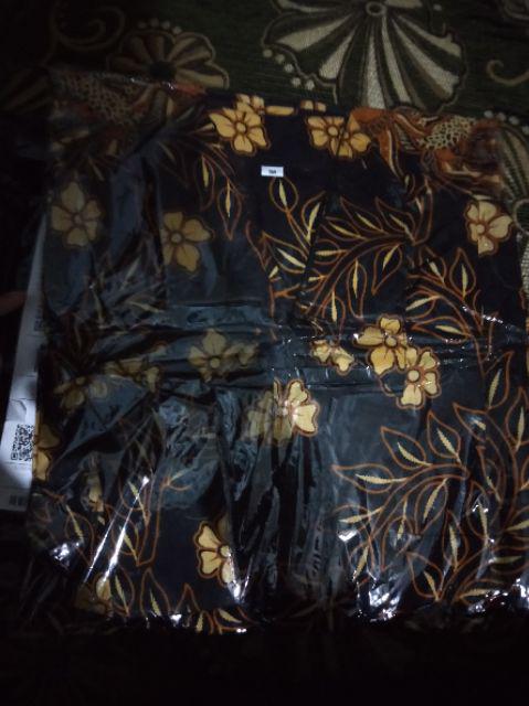 New Arrival Distro Batik Sogan Hrb026 Kenongo Kemeja Batik Pekalongan M L Xl