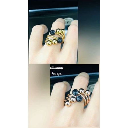 cincin titanium asli awet cantik tahan lama bisa dipakai mandi