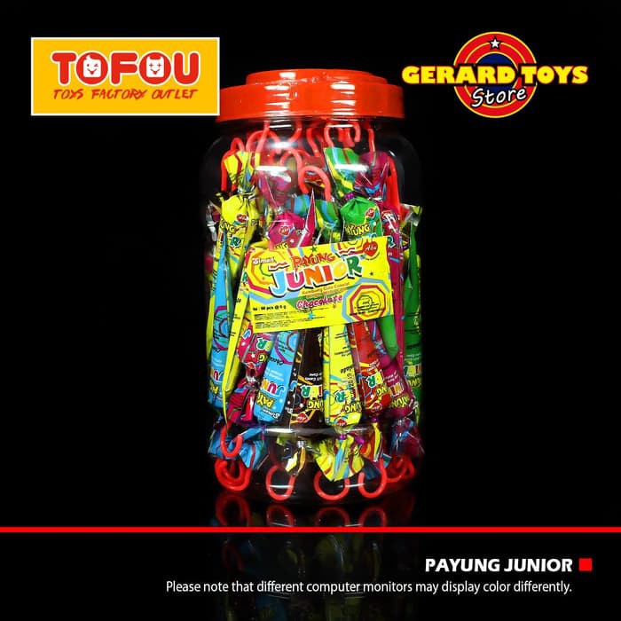 

Permen Payung Junior Chocolate Toples isi 60pcs HHR796