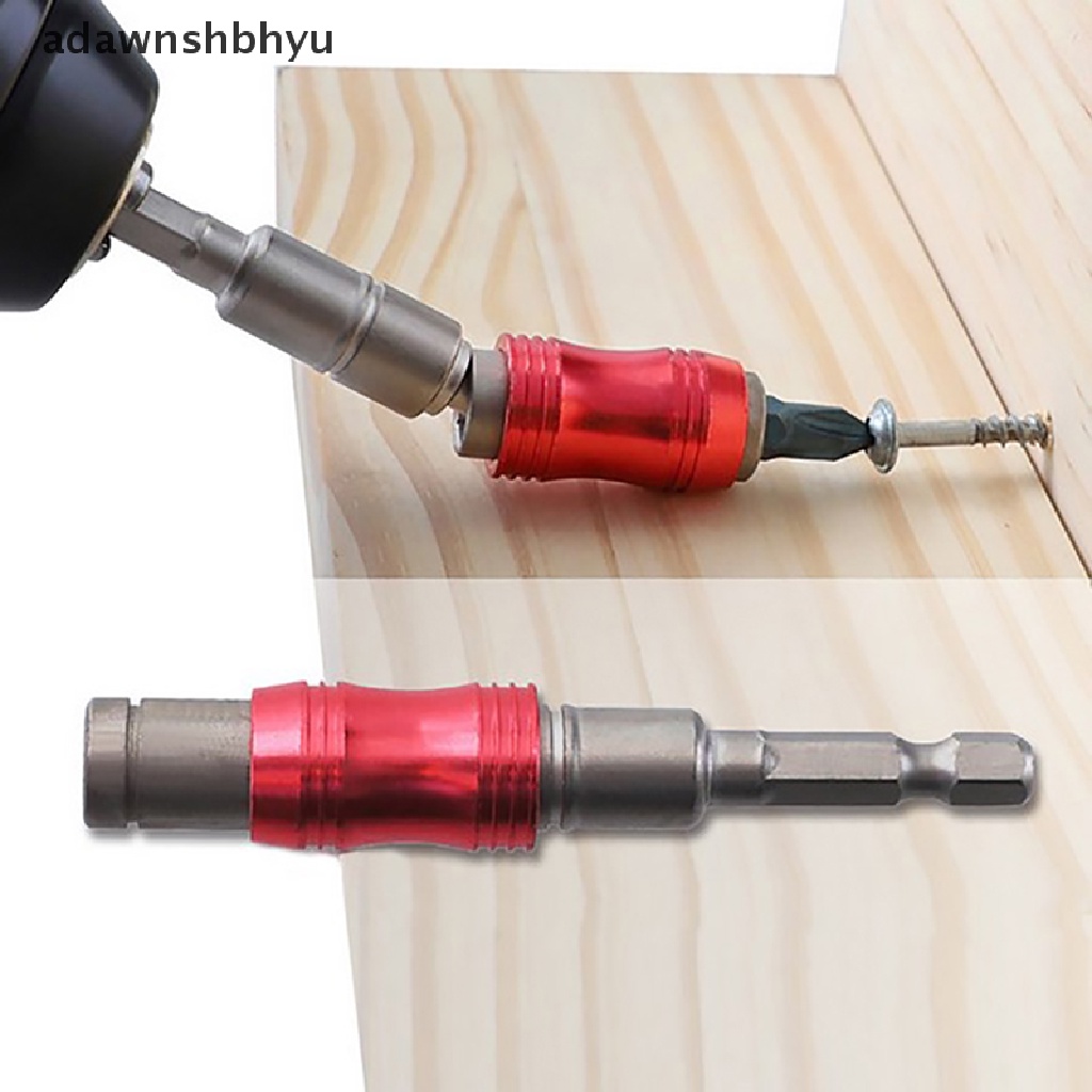 Adawnshbhyu Screw Drill Tip Magnetic 1/4&quot; Hex Quick Change Locking Bit Holder Guide Pivot