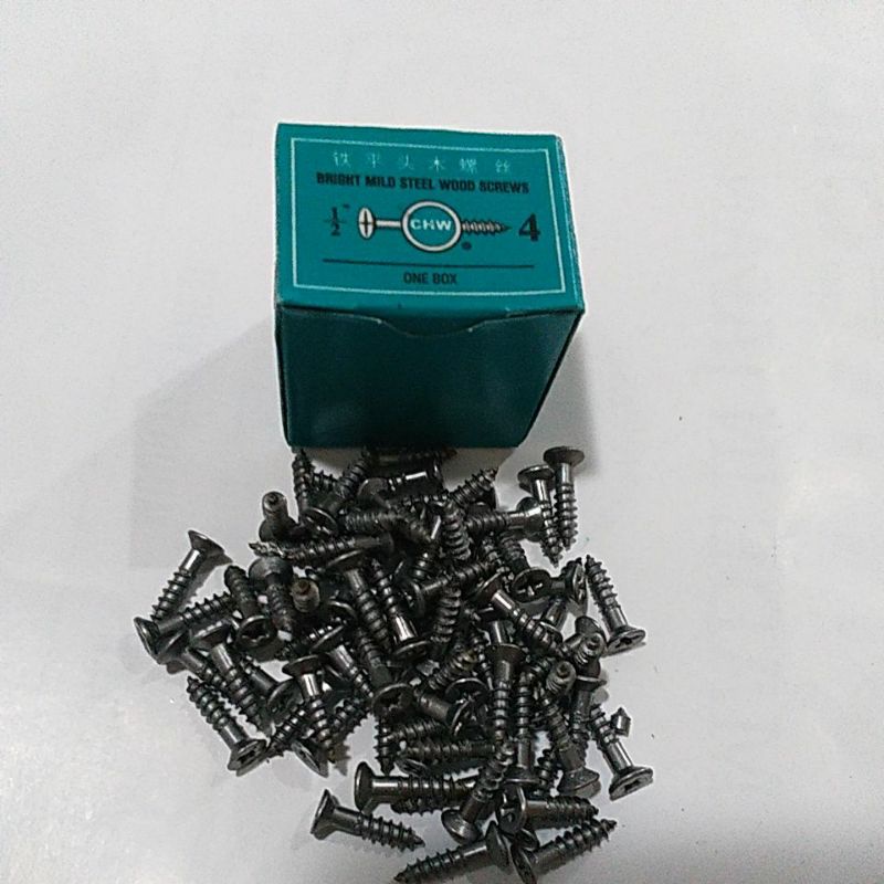 Skrup kayu 4×1/2" Panjang 1,2 cm