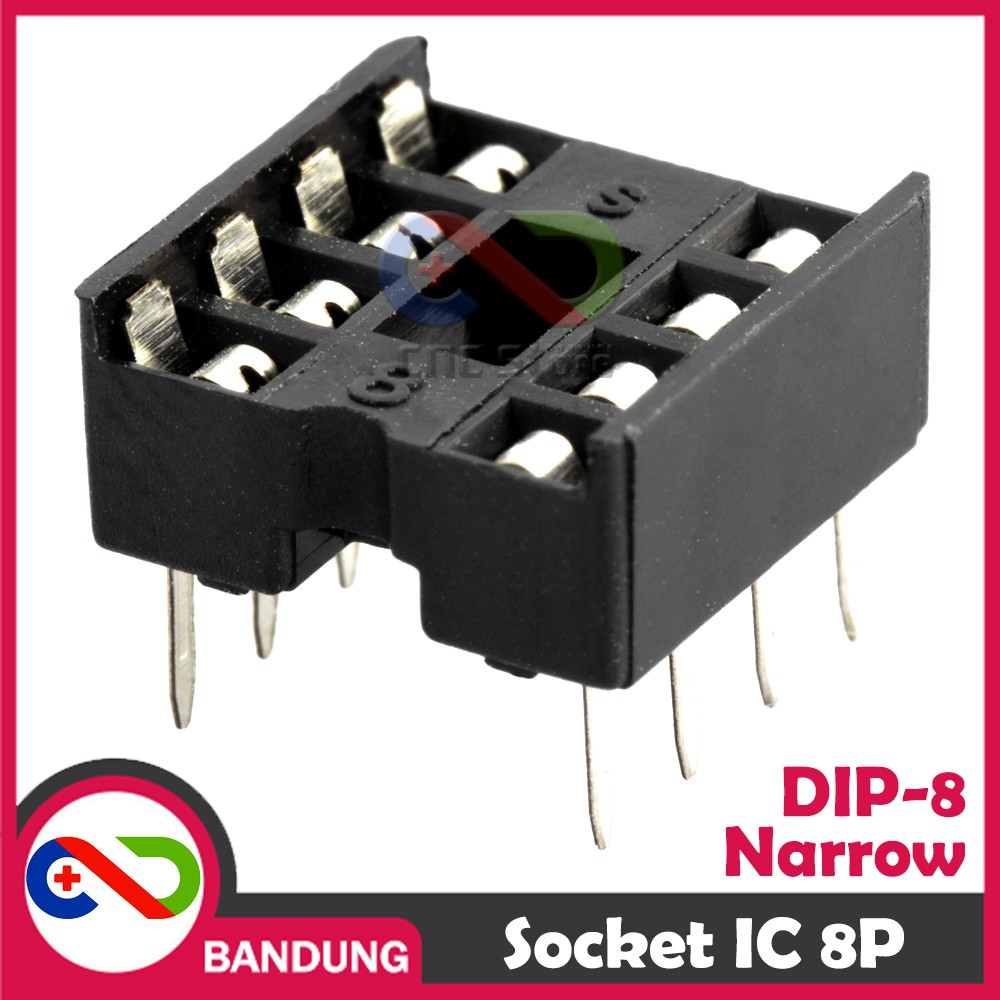 SOCKET SOKET IC DIP-8 DIP8 8P 8 NARROW