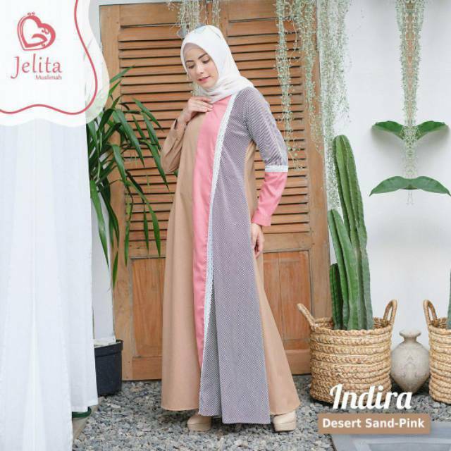 Jelita gamis busana katun muslim anak terbaru oribelle kids