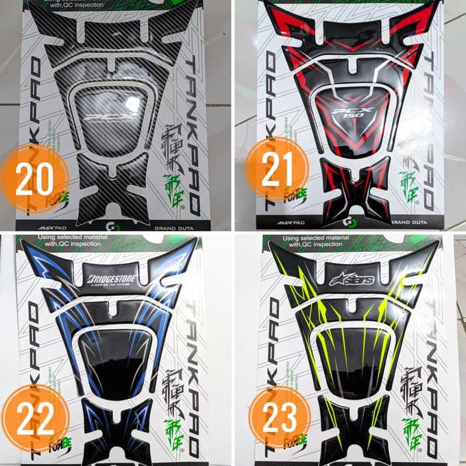 aksesoris Honda PCX 150 DeckPad tankpad sticker stiker timbul motor "HARGA PROMO"
