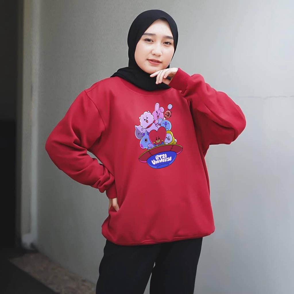 🅳🅵 Sweater BT21 Universe Korea Style | Dhea Fashion