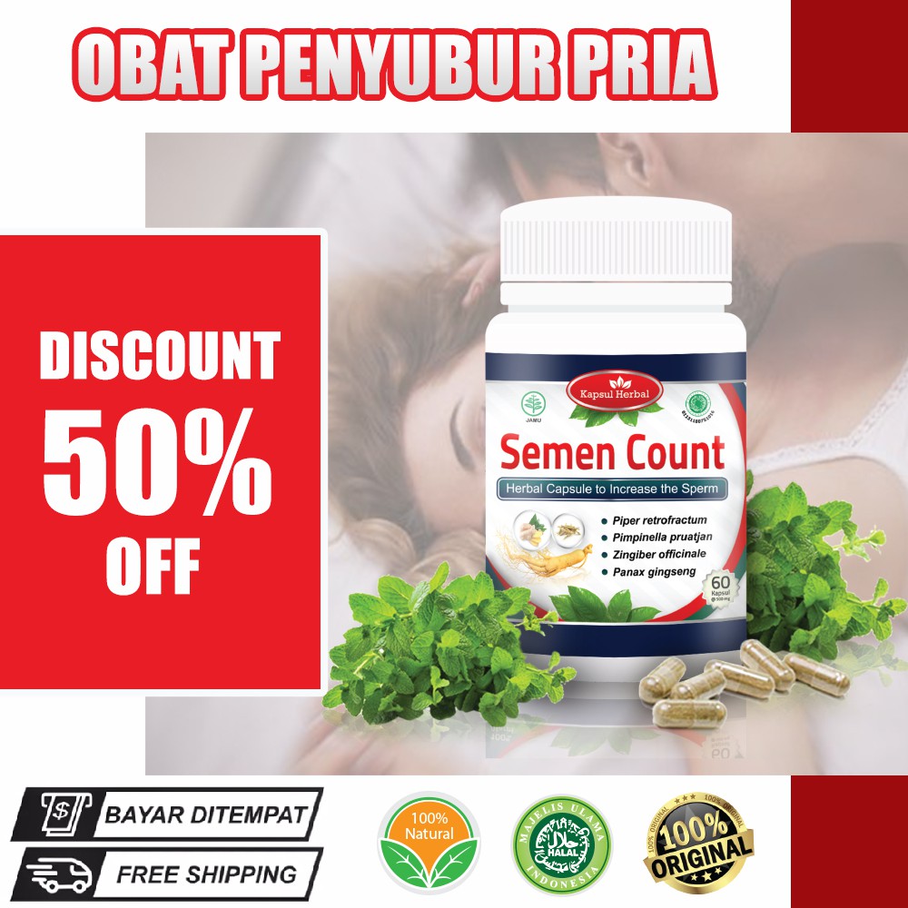 Obat Penyubur Pria - Semen Booster, Scount Dan Semen Count