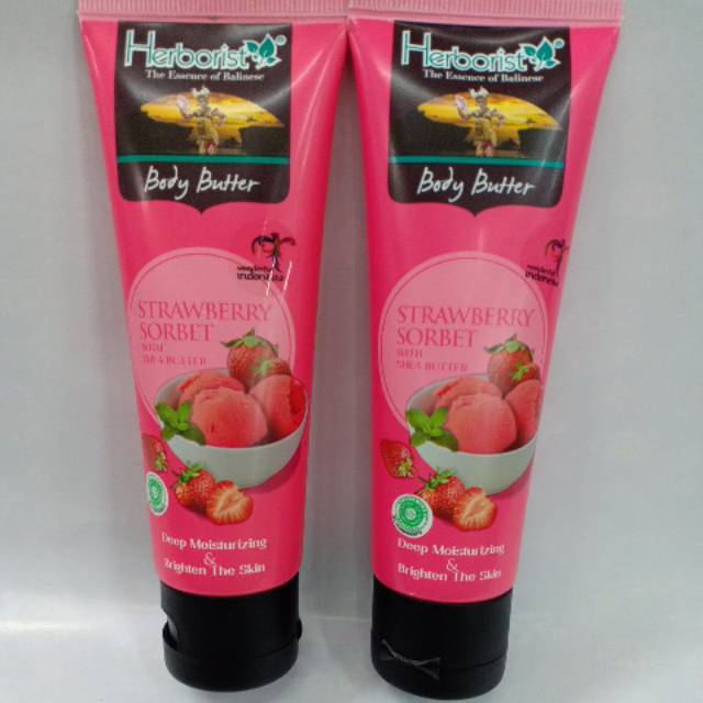 Herborist strawberry sorbet body butter 80 ml