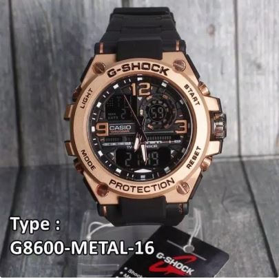 PROMO SALE !!! JAM TANGAN PRIA CASIO GSHOCK G-SHOCK GST-8600 G-8600 DUATIME METAL ANTI AIR