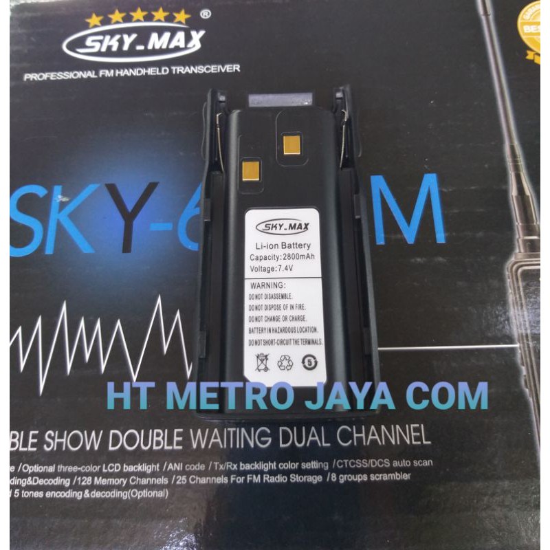 BATERAI HT SKY MAX 6969M ORIGINAL