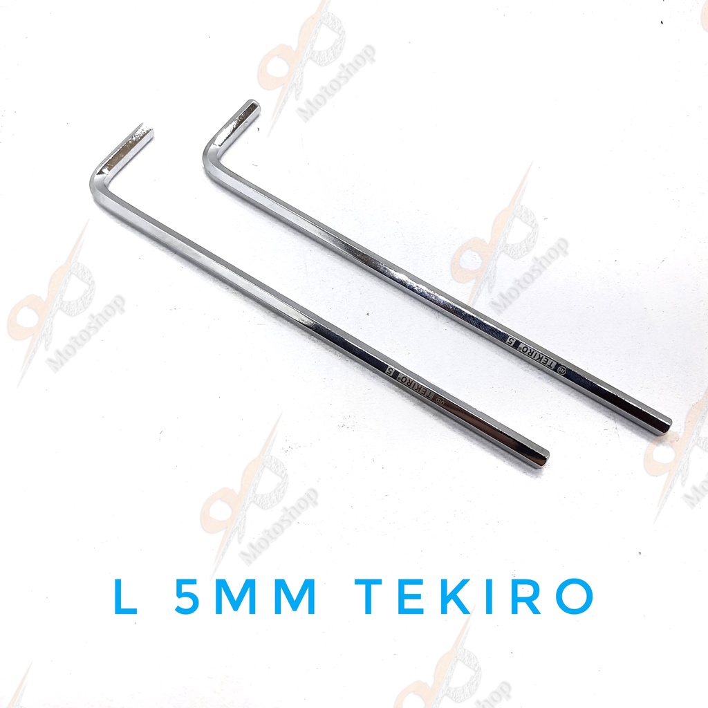 Tekiro Kunci L Eceran Panjang 3mm 4mm 5mm 6mm L Hex Key Long 4 5 6 Satuan Tekiro Asli