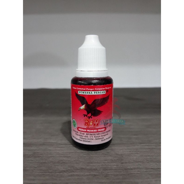 

Pewarna Cair Rajawali Merah Mawar (rose) 30ml