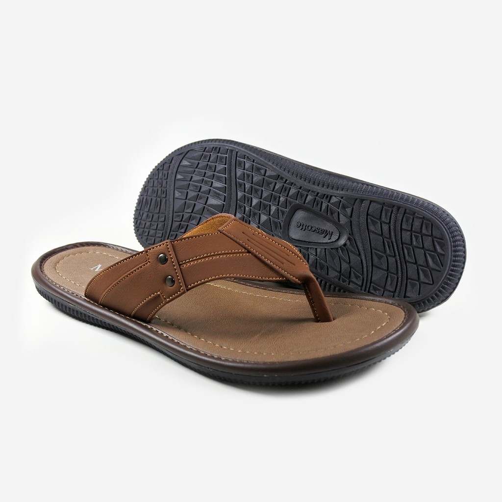 Mascotte LEMINO Sandal Pria 705.003-004 [Coklat dan Tan] / Ramayana Jatinegara