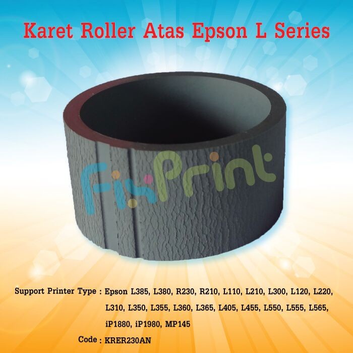 Karet Roller Atas Bawah Printer Epson L110 L120 L121 L210 L220 L300 L310 L350 L355 L360 L365 L380 L385 L405 L485 L550 L555 L565