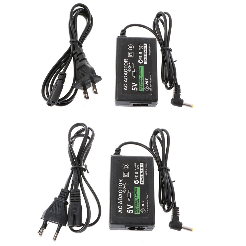 Vivi Adapter Charger Dinding Ac Kabel Power Supply Untuk Psp 1000 2000 3000 Plug Eu / Us