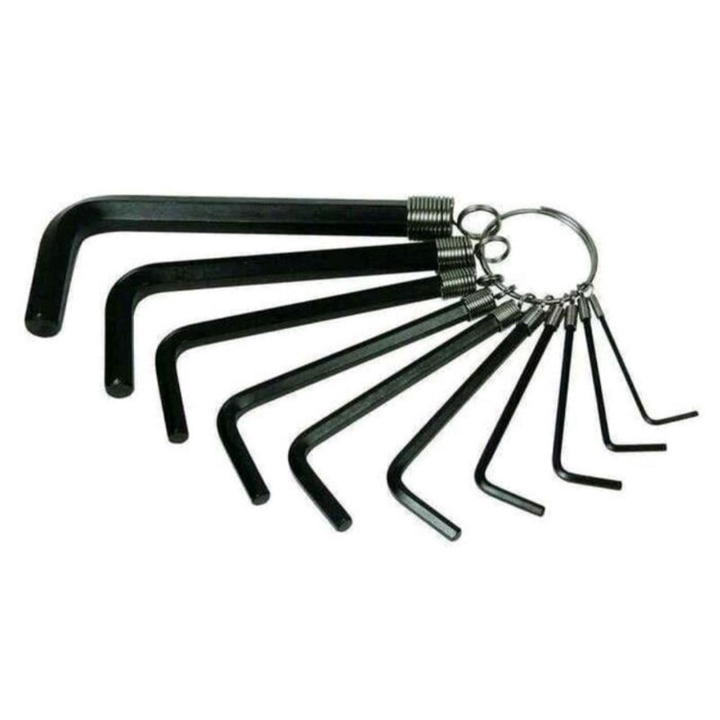 Kunci L Set HEX KEY Ring 10 in 1