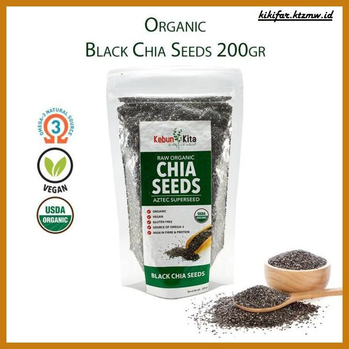 

Makanan-Kering- Chia Seed Organik 200Gr (Kebun Kita) -Aneka.