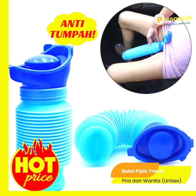 PesanAja - Botol Wadah Tempat Pipis Kencing Orang Sakit Anak Dewasa Pria Wanita Laki Perempuan Porta