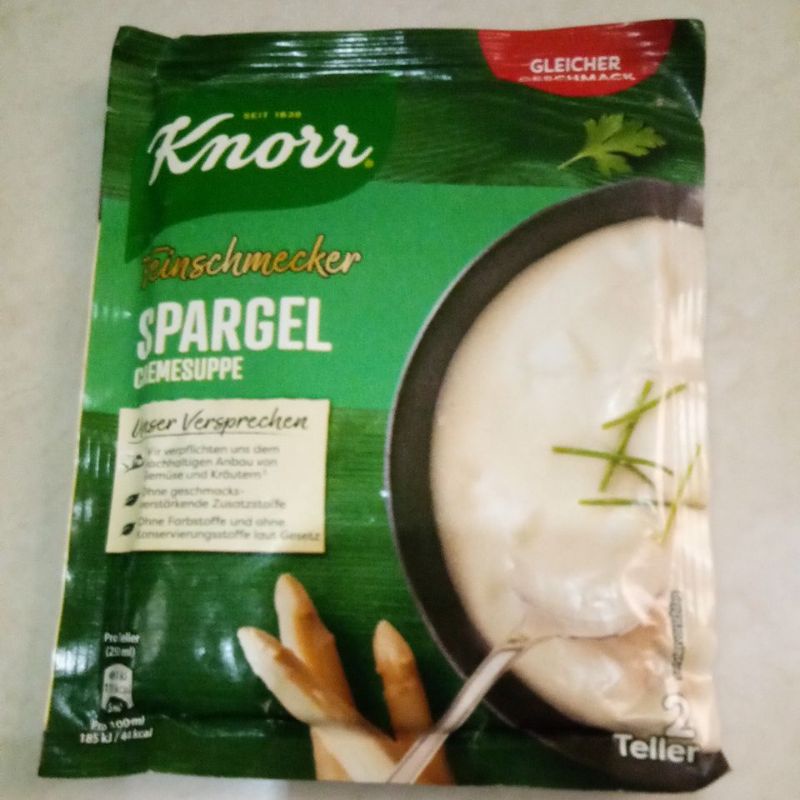 

Knorr Spargel Cremesuppe