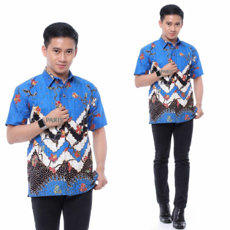 KEMEJA BATIK PRIA LENGAN PENDEK